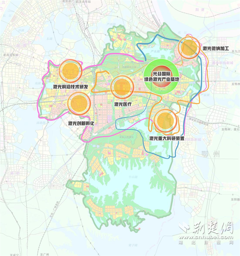 武汉未来科技城规划图片